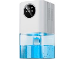 Yllic - Intelligente Ultra-Stille Luchtontvochtiger en Luchtreiniger 1.7l/350ml per dag - 2-in-1, Energiezuinig, Voor Slaapkamer, Woonkamer en Keuken - Automatische Uitschakeling - Compact Ontwerp - Dehumidifier - Wit/white