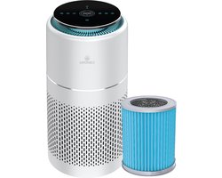 Aironex Luchtreiniger met Hepa Filter – HEPA 13 + Ionisator – CADR 365 m³/u – 55 m² – Stil – Luchtkwaliteitsindicator – Tegen Allergie & Hooikoorts - Air Purifier -Luchtreinigers