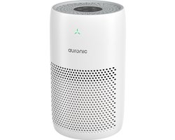 Auronic Luchtreiniger Compact met HEPA 13 Filter, Ionisator en Koolstoffilter - Ruimtes tot 30m² - CADR-waarde van 150m³/u - Air Purifier - Wit