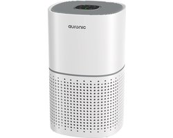 Auronic Luchtreiniger Fresh met HEPA 13 Filter, Ionisator en Koolstoffilter - Ruimtes tot 45m² - CADR-waarde van 225m³/u - Air Purifier - Wit