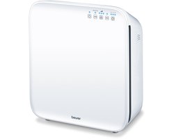 Beurer LR 310 Luchtreiniger – 3 x Filter: voorfilter + HEPA H13 filter + actief koolfilter en UV licht – Tot 54 m² - PM 2.5-sensor – Timer – 3 Ventilatorstanden – Automatische stand - 3 Jaar garantie