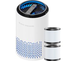 Blanc Square Air Purifier Pro - Luchtreiniger met 2 vervangbare HEPA13 filters + koolstoffilter - Werkt tegen huisstofmijt, hooikoorts, allergie, stof - Clean Air Aroma functie