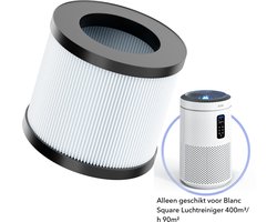Blanc Square® Hepa-13 Luchtfilter voor Blanc Square Air Purifier 400m³/h 90m² - 99% effectief tegen huisstofmijt, hooikoorts, allergie, stof