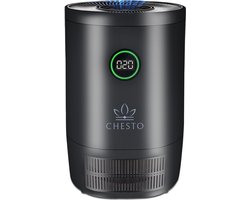 Chesto Luchtreiniger / Air purifier met HEPA-13 & Koolstoffilter - CADR 220 m³/h - Bestrijdt Bacteriën & Allergieën - 4 Standen