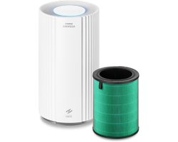 Coway Luchtreiniger – AIRMEGA 350 – met HEPA filter – Air Purifier – CADR 713 m³/u – voor grote ruimtes (tot 148 m²) – PM10 sensor – energiebesparende modus – Wit