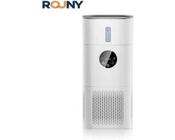 De Warenloods - 2-in-1 Luchtreiniger en Luchtbevochtiger - Tegen vieze geurtjes, huisstofmijt en huisdierallergie - H13 True HEPA-filter - 35-60m² - 25dB - Afneembare Bevochtigingsmodule - Wit