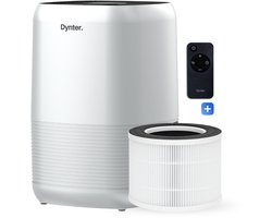 Dynter AirPure Plus - Luchtreiniger - Stil & Krachtig - Automatische stand - met HEPA 13 filter & koolstoffilter - CADR 260 m3/h - Tegen hooikoorts, allergie, stof en pollen - Slaapstand - Voor slaapkamer, woonkamer, kantoor (PA244)