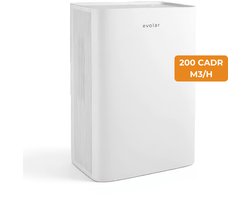 Evolar Luchtreiniger met HEPA-Filter en Ontvochtiger - 200 CADR m3/u - 2-in-1 - Air Purifier - EVO-DH65