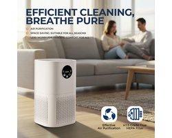 Jently luchtontvochtiger - vochtvreter - luchtreiniger - HEPA filter - luchtzuiveraar