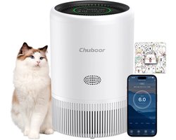 LeeuwenChoice® Slimme Luchtreiniger - Bediening Via App - Hepa Luchtreiniger - Luchtbevochtiger - Woonkamer, Slaapkamer