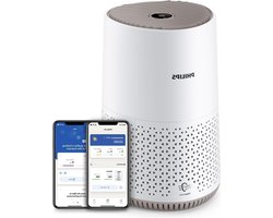 Luchtreiniger 600-Serie - Ultrastil - Energie-efficiënt - Allergie - HEPA-filter - 44m2 - App-bediening - Wit (AC0650/10)