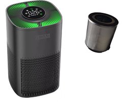 Luchtreiniger / Air Purifier met APP en 2x HEPA 13 filter + koolstoffilter - Werkt tegen huisstofmijt, hooikoorts, allergie, stof, - 210 m³/u - Zedar L600