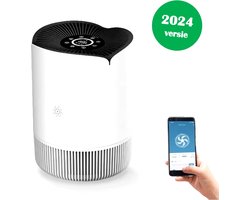 Luchtreiniger met app - 30 m² - Automatische stand + 5-in-1 filtersysteem - Luchtkwaliteitsindicator - Ionisator - Luchtfilter - Air purifier met HEPA-filter - lucht reiniger - luchtreinigers met hepa filter