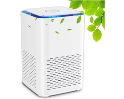 MazrekuHome® - Luchtreiniger - Met HEPA filter - Wit - 2 standen - Stil model - Voel je elke dag fris met schone lucht