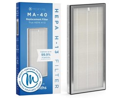 Medify Air MA-40 Vervangingsfilter – HEPA Filter H13 – 1 Stuk – Luchtfilter – Actieve Koolstof – Luchtzuivering