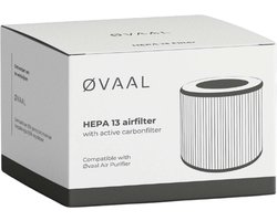 Øvaal HEPA13 Luchtfilter + Koolstoffilter - Geschikt Voor Øvaal Skån Luchtreiniger - Air Purifier - 250 m³/u