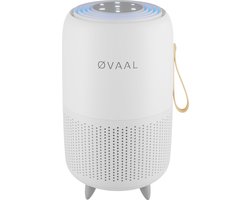 Øvaal Luchtreiniger - Air Purifier - met vervangbaar HEPA13 Filter + koolstoffilter - 250 m³/u - Helpt tegen stof, huisstofmijt, hooikoorts en allergie - Slaapstand en Automatische Stand - Luchtkwaliteit Indicator