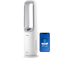 Philips Air Performer - 2-in-1 Luchtreiniger en Ventilator AMF765/10 - Tot 70m2 - Met NanoProtect HEPA en actief koolstoffilter - App Connected - Afstandsbediening - Wit