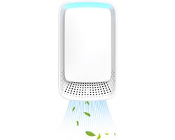 Plug-in luchtreiniger - Negatieve ionentechnologie - Stille werking voor thuisgebruik - Negatieve ionenluchtreiniger voor slaapkamer, kantoor, dierenkamer, badkamer, wit - 1-pack