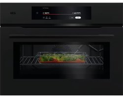 AEG NKK9N821T - 9000 Serie - inbouw combi-oven (45 cm)