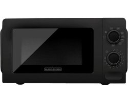BLACK+DECKER BXMZ702E Vrijstaande Magnetron met Grillfunctie - 700W - Zwart