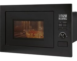 Bomann MWG 3001 H EB - 3in1 Inbouwmagnetron met grill, hete lucht, magnetron - 25liter- zwart