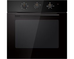 Core® Stoomoven - Stoomoven Kookboek - Stoomoven Ontkalker - Zwart - 43cm x 60cm x 60cm