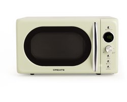 CREATE - Digitale magnetron-grill 900 W - Pastelgroen - MICROWAVE RETRO