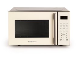 CREATE - Magnetron 23L met grill- en ovenfunctie 1000W - Gebroken wit - MICROWAVE STUDIO