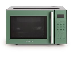 CREATE - Magnetron 23L met grill- en ovenfunctie 1000W - Sage - MICROWAVE STUDIO