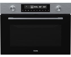 ETNA CM450RVS - Inbouw Combi-Oven - 50L - Turbo Hetelucht - RVS - 13 Automatische Programma's - LED Display - Kinderslot - 50 – 250°C