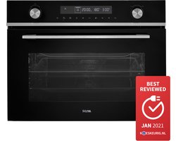 ETNA CM450ZT - 50 liter - oven met magnetronfunctie - LED verlichting - Kindererslot - Klapdeur - Draaiknoppen en tiptoetsen