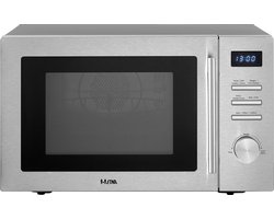 ETNA CMV334RVS - Combi magnetron - Vrijstaand - 1000 watt - 34 liter - Zwart