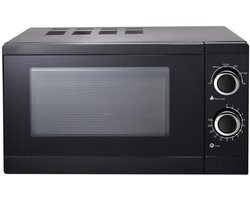 Hausberg HB-8005NG – 20L Compacte Solo Magnetron – 700W – 6 Vermogensstanden – Zwart – Mechanische bediening