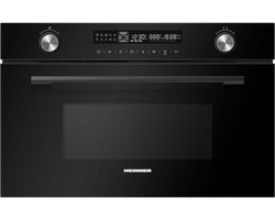 Heinner Inbouw Magnetron – 25 L – 900 W – 1000 W Grill – 5 Vermogensniveaus – Touchbediening – Zwart – 5 Jaar Garantie