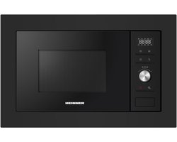 Heinner Inbouw Magnetron – 28 L – 900 W – 1000 W Grill – 5 Vermogensniveaus – Ontdooifunctie – 21 Automatische Programma’s – Digitale Bediening – Zwart