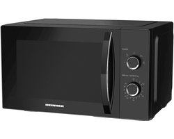 Heinner Magnetron 25L – 800W – 5 Vermogensniveaus – Ontdooifunctie – Draaiknop & Timer – Zwart