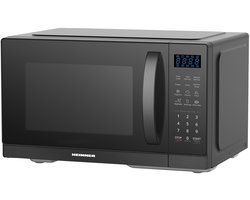 Heinner Vrijstaand Magnetron 25L – Digitale Bediening – 11 Vermogensniveaus – Ontdooifunctie – Timer – 900 W – Zwart