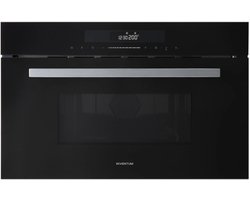 Inventum IMC3834GT - Inbouw combi-oven - Hetelucht - Magnetron - Grill - 34 liter - 38 cm hoog - Tot 220 graden - Zwart/RVS