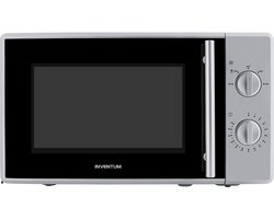 Inventum MN205SZ - Vrijstaande solo-magnetron - 20 liter - 700 watt - RVS/Zwart
