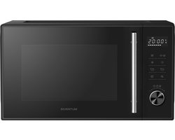 Inventum MN237CB - Vrijstaande combimagnetron - Heteluchtoven - Grill - 23 liter - 900 watt - 10 kookprogramma's - Zwart