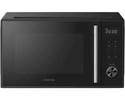 Inventum MN257SB - Vrijstaande solo-magnetron - 25 liter - 900 watt - 8 kookprogramma's - Zwart