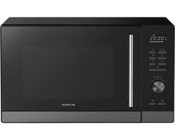 Inventum MN327CB Combi Magnetron - 32 liter - 1000 watt - Heteluchtoven - Draaispit - Grill - 10 kookprogramma's - Zwart