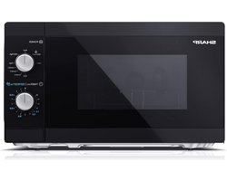 Magnetron 20 liter met grillfunctie - 5 standen - diepvriesfunctie - draaiplateau 255 mm - zwart