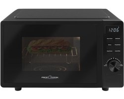 Magnetron met Grill 20L - Draaipleateloze Magnetron met Timer en Ontdooifunctie