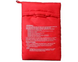 Magnetron Serie Aardappelzak Herbruikbaar Snel In 4 Minuten Gebakken Aardappel Voor Thuisgebruik Rood 19x25cm