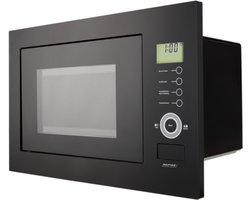MPM-25-KMI-01 Inbouw Combimagnetron met Grill – 25L – Stoomreiniging – 900W – Touch Control – LED Display – 11 Automatische Programma’s – Zwart