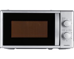 Respekta vrijstaande magnetron MW700 - Onderbouw magnetron - 20 L - Zilver - 700 Watt - Onderbouw / vrijstaande microgolf
