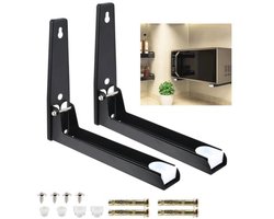 Roestvrij Stalen Magnetronhouder Wand 2 Stuks