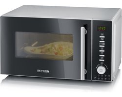 Severin MW 7773 - Combi Magnetron met Grill en Hetelucht - 20 Liter - 10 Vermogensstanden – Pizzafunctie